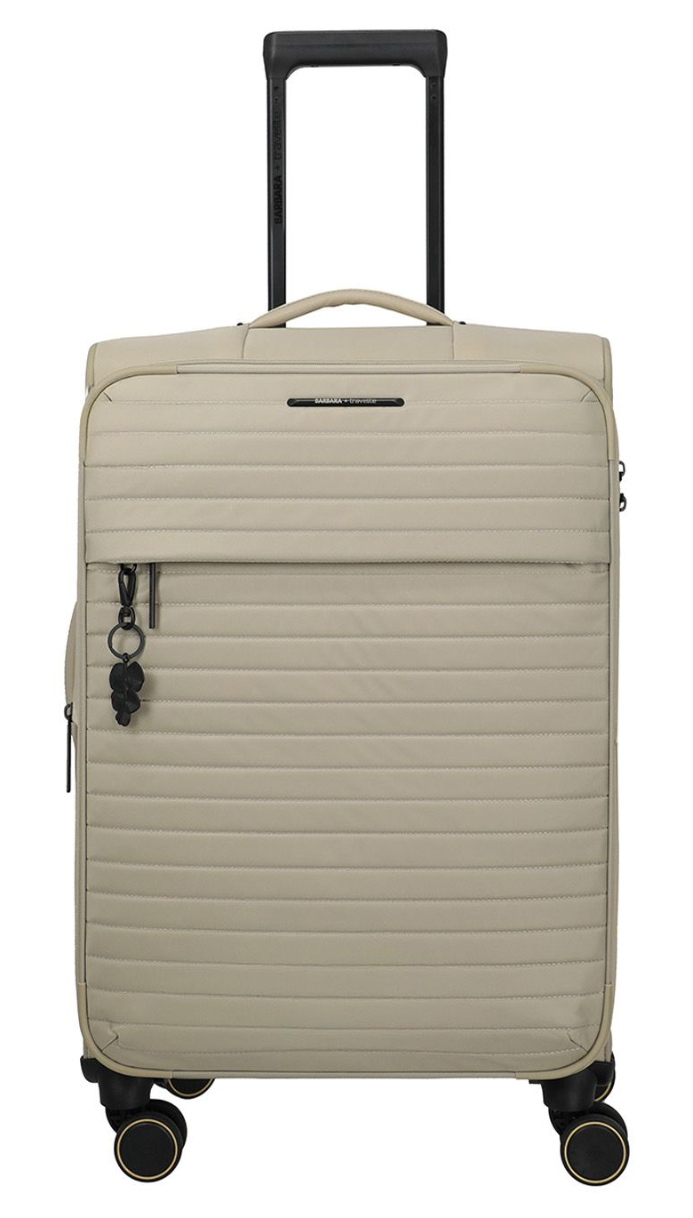 Travelite 'Barbara Stepp' 4-Rollen Trolley M 68cm 3,2kg erweiterbar 64-68l Satin Nude