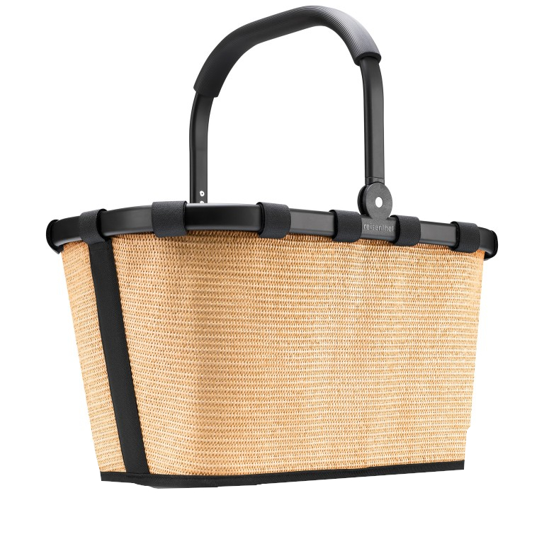 Reisenthel 'carrybag' Einkaufskorb Alurahmen raffia black