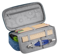 Coocazoo Pencil Case Mäppchen Blue Maze