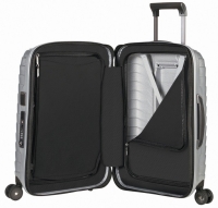 Samsonite 'Proxis' 4-Rad Trolley Spinner 55cm 2,3kg erw. 38/44l silver