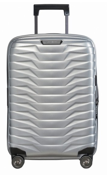 Samsonite 'Proxis' 4-Rad Trolley Spinner 55cm 2,3kg erw. 38/44l silver