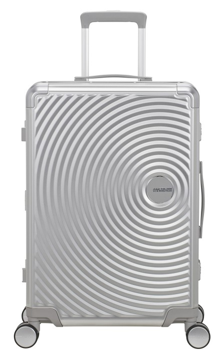 American Tourister 'Soundbox Alu' Spinner 68cm 5,8kg 73l silver