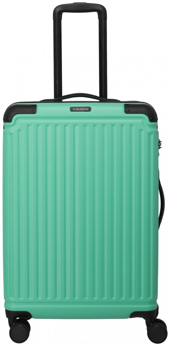 Travelite 'Cruise' 4-Rad Trolley M mit TSA 67cm 3,6kg 65l light Aqua