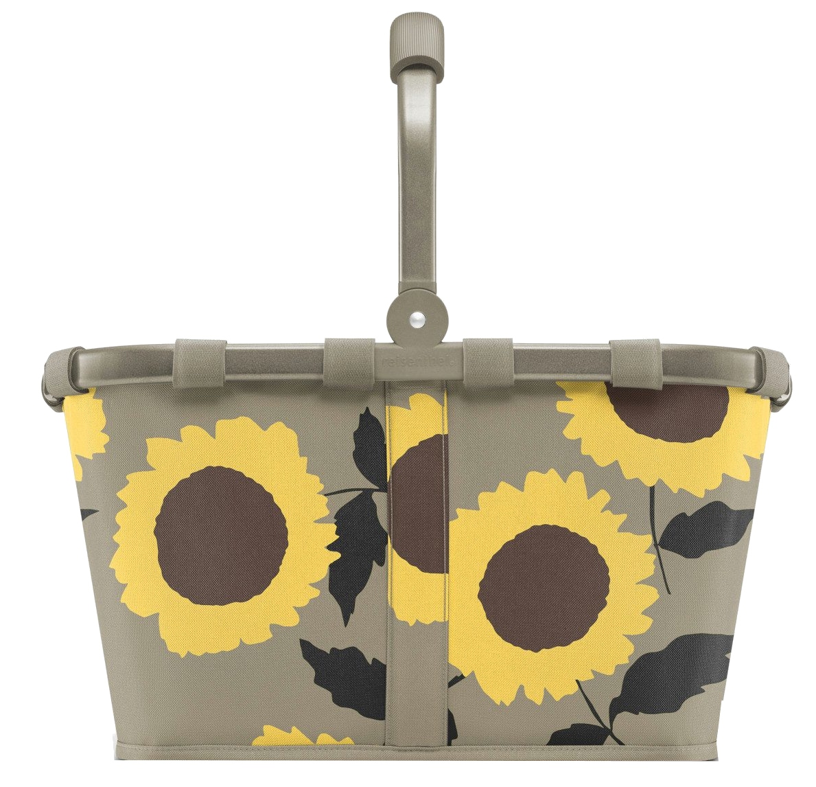 Reisenthel 'Carrybag' Einkaufskorb mit Alurahmen sunflowers