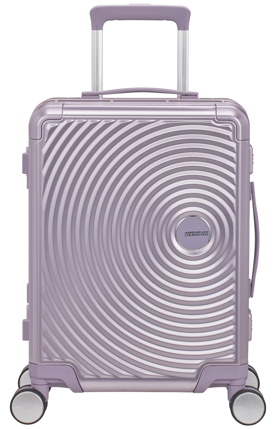 American Tourister 'Soundbox Alu' Spinner 55cm 4,4kg 39l stormy lilac