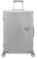 American Tourister 'Soundbox Alu' Spinner 77cm 6,6kg 100 L silver