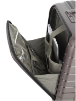 Travelite 'Air Base' 4-Rad-Bordtrolley S 55cm mit Vortasche für Laptop 2,6kg 43l coffee