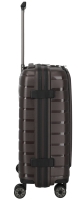 Travelite 'Air Base' 4-Rad-Bordtrolley S 55cm mit Vortasche für Laptop 2,6kg 43l coffee