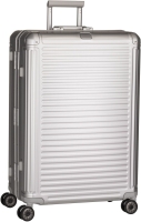 Travelite 'Next' 4-Rad-Trolley L 77cm 6,7 kg 100l  Aluminium silber