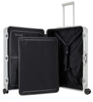 Travelite 'Next' 4-Rad-Trolley L 77cm 6,7 kg 100l  Aluminium silber