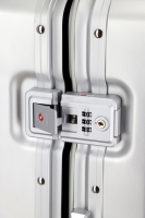 Travelite 'Next' 4-Rad-Trolley L 77cm 6,7 kg 100l  Aluminium silber