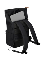Travelite 'Basics' Short Handle Rollup Backpack 11/14l schwarz