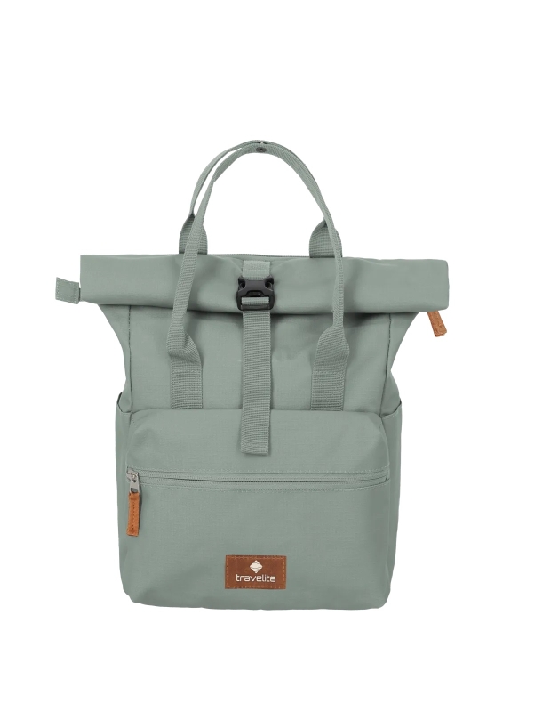 Travelite 'Basics' Short Handle Rollup Backpack 11/14l mint