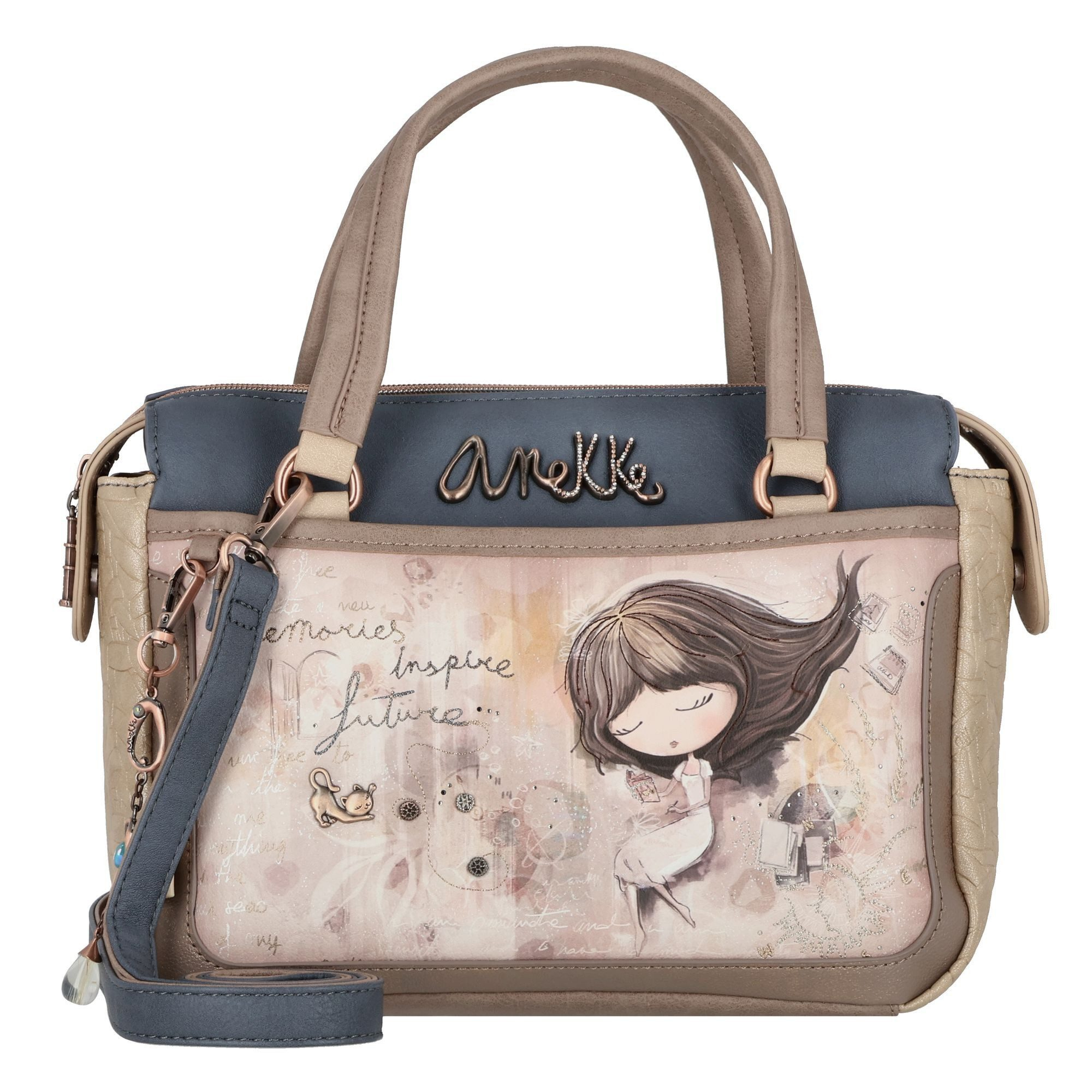 Anekke 'Memories' Shoppertasche/Handbag  hell gemustert
