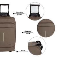New Rebels 'Laredo' On Board Trolley Reisetasche 55cm taupe