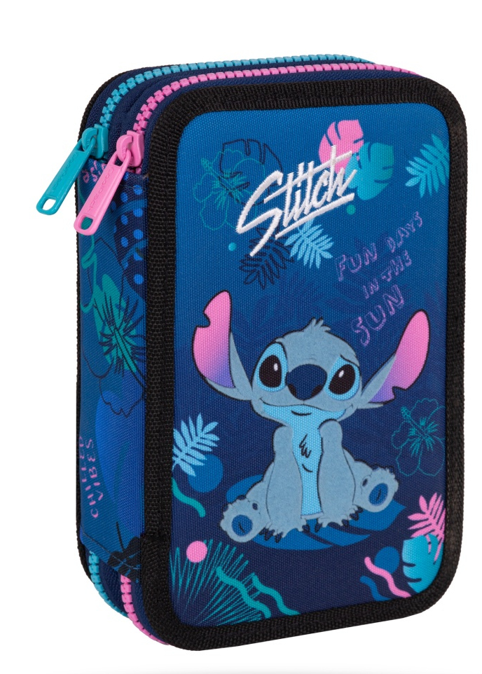 Mc Neill 'Stitch' Design Nr. 268 Etui gefüllt, Jumper mit 2 Reißverschlüssen blau 