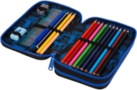 Mc Neill 'Darth Vader' Design Nr. 272 Etui gefüllt, Jumper mit 2 Reißverschlüssen schwarz