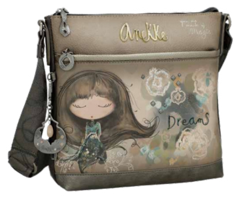 Anekke 'Real' Damenschultertasche beige/braun