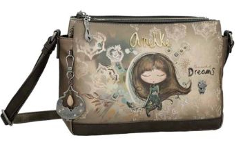 Anekke 'Real' Damenschultertasche beige/braun