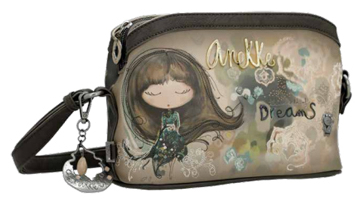 Anekke 'Real' Schultertasche gestanzt braun