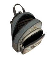 Anekke 'Real' Damenrucksack gestanzt Comicprint beige/grau