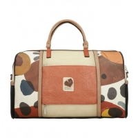 Anekke 'Real' Weekender gestanzt Comicprint beige/grau