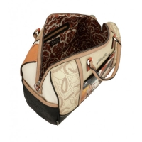 Anekke 'Real' Weekender gestanzt Comicprint beige/grau