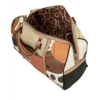 Anekke 'Real' Weekender gestanzt Comicprint beige/grau