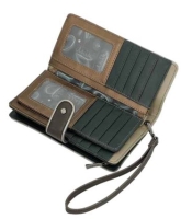 Anekke 'Real' Damenlangbörse beige/braun