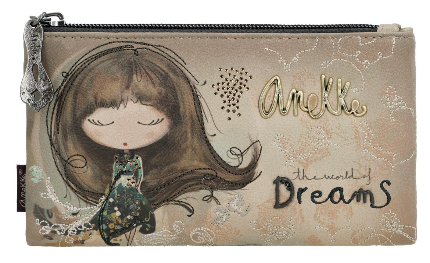 Anekke 'Real' Damenlangbörse beige/braun