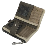 Anekke 'Real' Damenbörse mit RV beige/braun