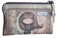 Anekke 'Real' Damenbörse mit RV beige/braun