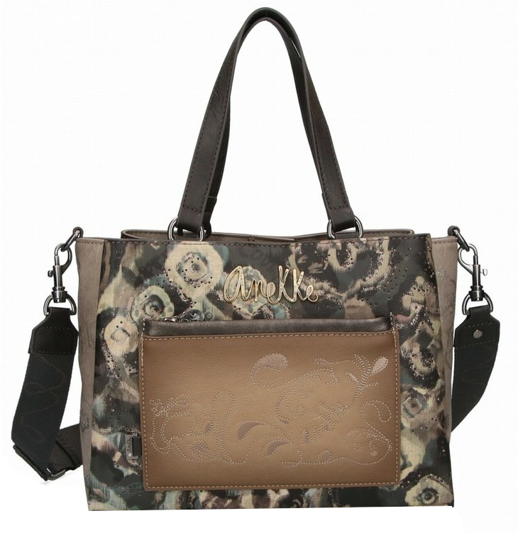 Anekke 'Real' Damenhandtasche beige/braun