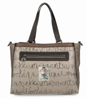 Anekke 'Real' Damenhandtasche beige/braun