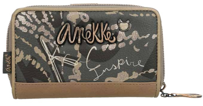 Anekke 'Real' Damenbörse mit RV beige/braun