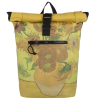 New-Rebels 'Mart Art - New York' Rolltop Rucksack 16l sun flower