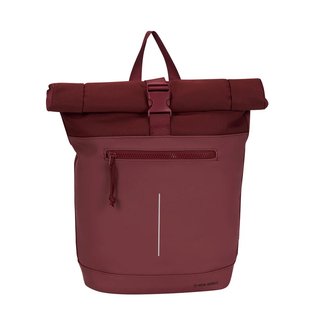 New-Rebels 'Bruce - New York' Rucksack Mini 16l burgundy