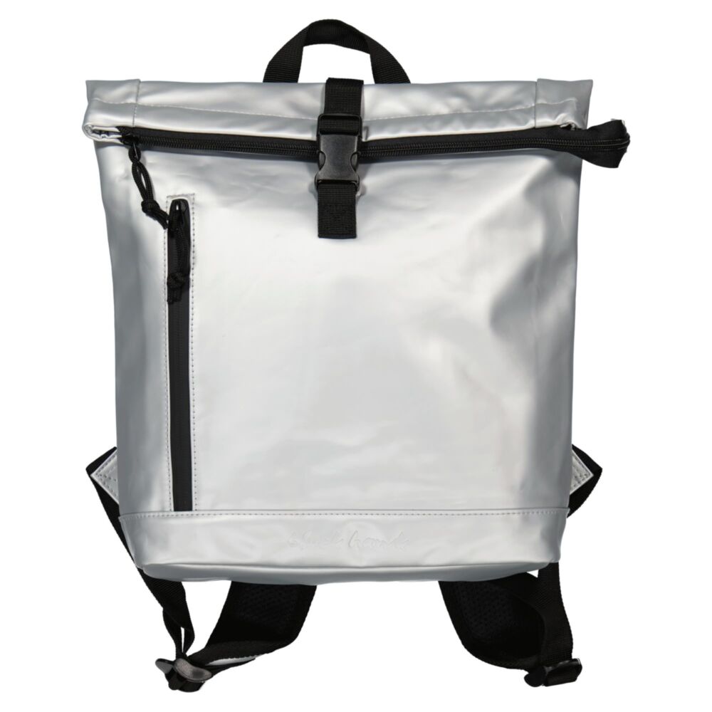 Black Hawk Rucksack S aus PU Metalic Silber