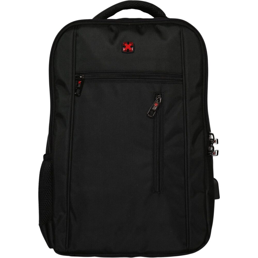 Travel ´N´ Meet Rucksack aus Spinnstoff Schwarz
