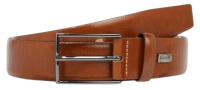 Lloyd Gürtel MADE IN GERMANY 105cm stufenlos kürzbar echt Rindleder cognac