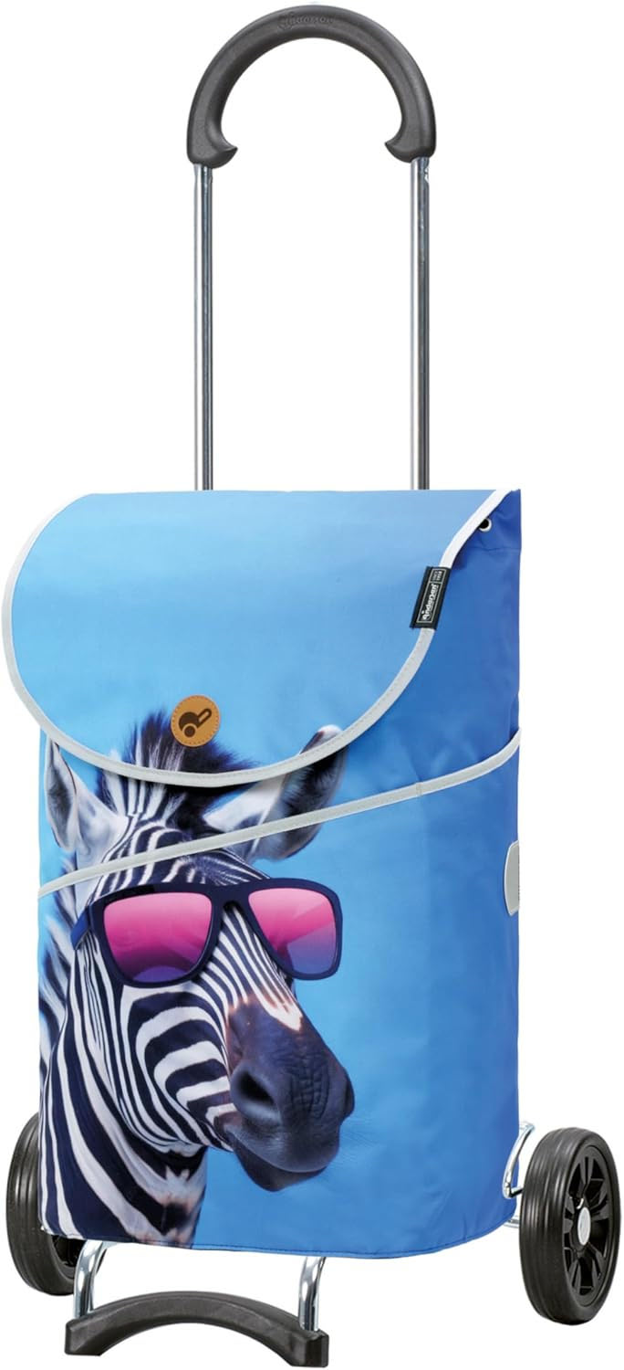 Andersen 'Mix A48 Zebra' Scala Shopper 40kg Traglast MADE IN GERMANY blau