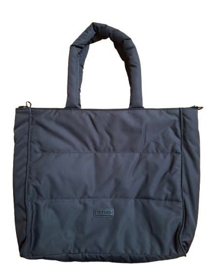 New Bags Shopper 2 Griffe + langer Riemen super leicht Schwarz