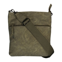 New Bags Schultertasche aus PU olive