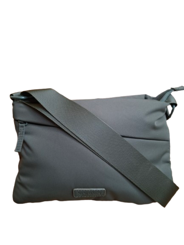 New Bags Schultertasche aus Spinnstoff olive
