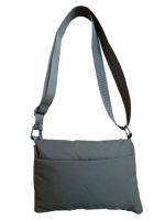 New Bags Schultertasche aus Spinnstoff olive