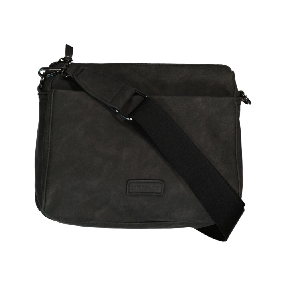 New Bags Schultertasche aus PU schwarz