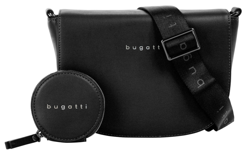 Bugatti 'Almata' Schultertasche Schwarz