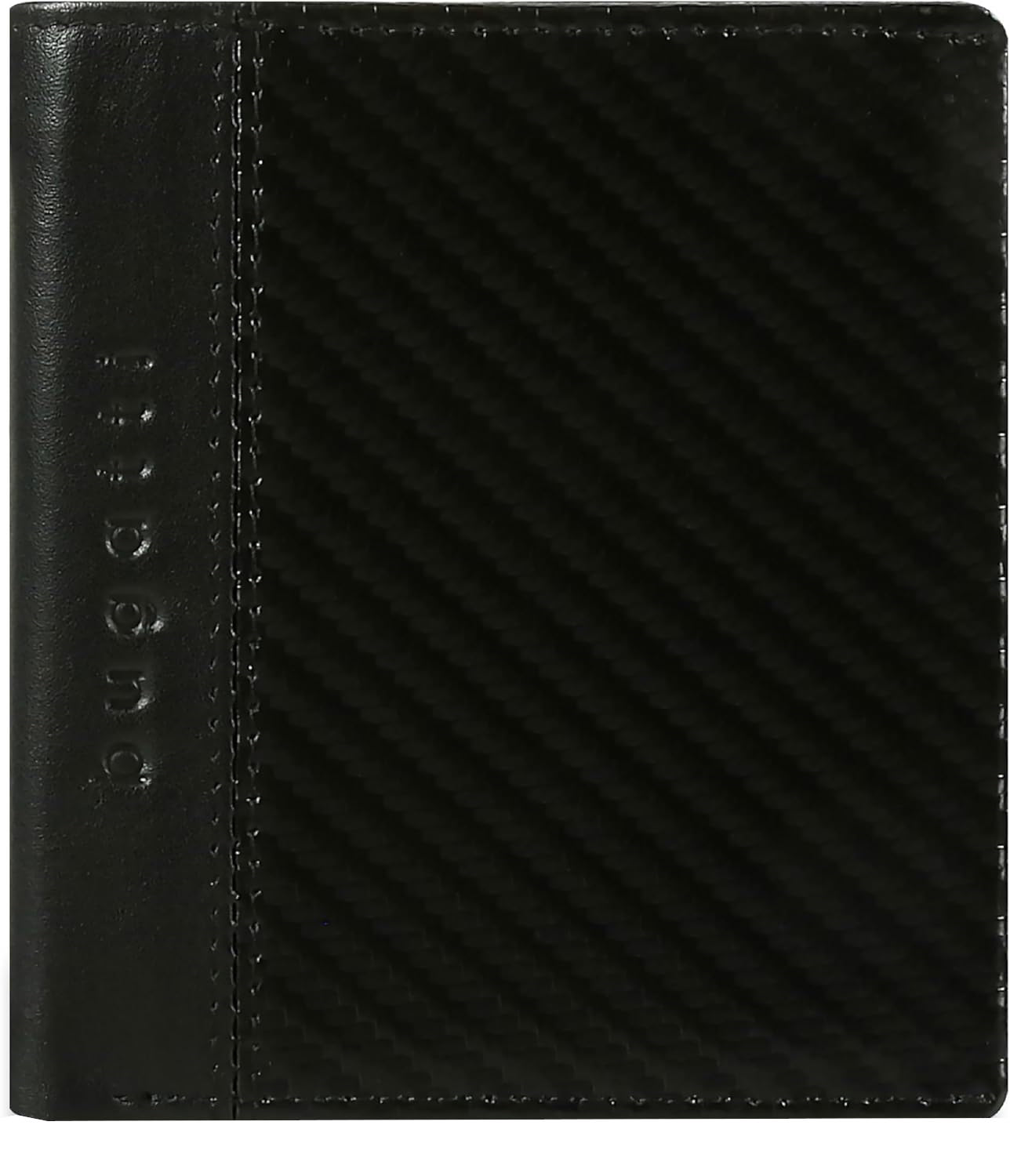 Bugatti 'Comet' Hochformatbörse Schwarz
