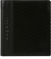 Bugatti 'Comet' Hochformatbörse Schwarz