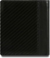 Bugatti 'Comet' Hochformatbörse Schwarz